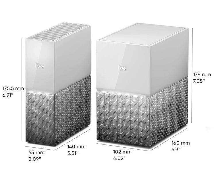 &#212;̉ cứng WD My Cloud - 4TB _ 3.5&quot; Personal Cloud Network Drives (WDBVXC0040HWT-SESN) 118MC